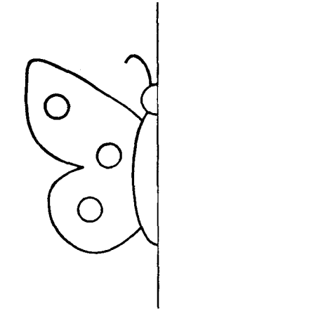 Задание дорисуй половинку