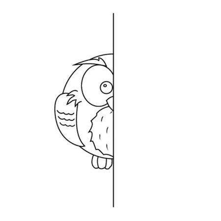 Дорисуй половинку