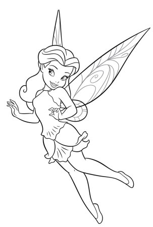 Раскраска. Феи