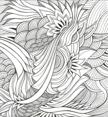 Раскраски сложные