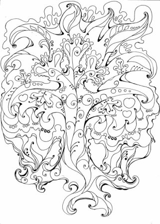 Древо жизни раскраска