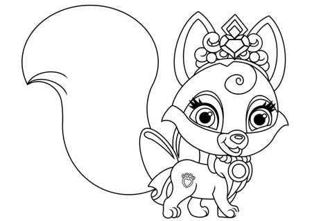 Enchantimals Фелисити раскраска