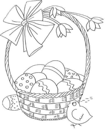 Детские раскраски к Пасхе