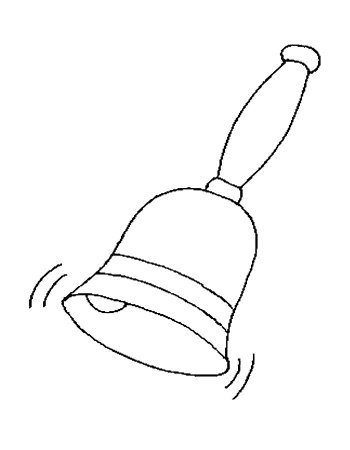 Рождественские колокольчики раскраска