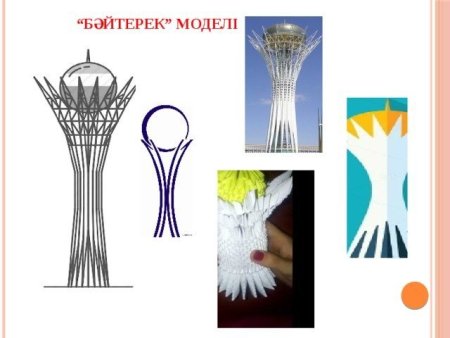 Раскраска Байтерек Астана для детей