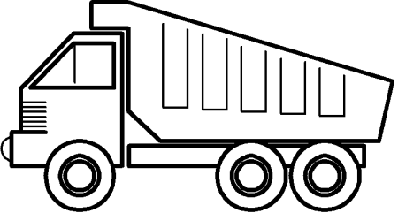 КАМАЗ 55111 раскраска