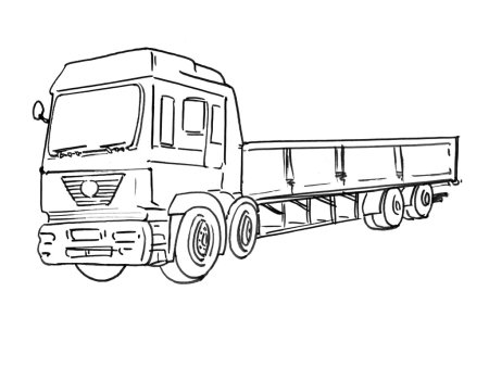 Военный Урал 4320 раскраска