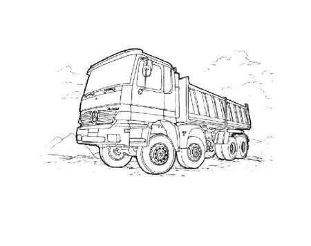 КАМАЗ 54115 рисунок