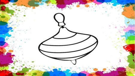 Юла игрушка раскраска