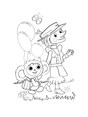 Продавец раскраска для детей