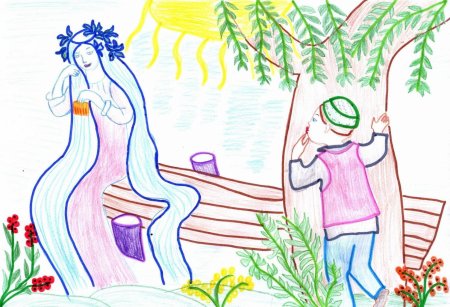 Иллюстрация к сказке Су анасы