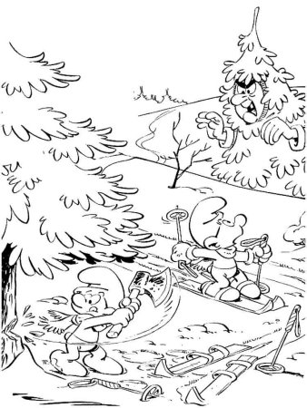 Лес боится огня