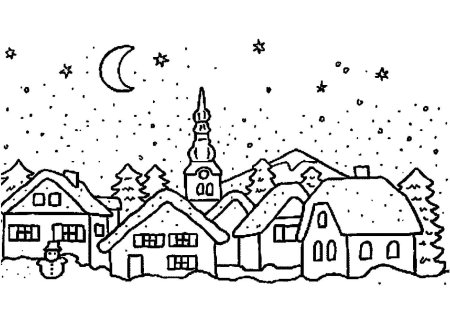Зимние зарисовки легкие