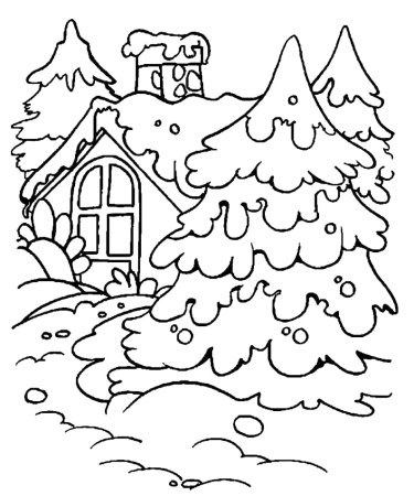 Зимние раскраски антистресс