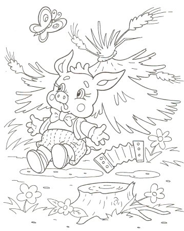 Раскраски сюжетные