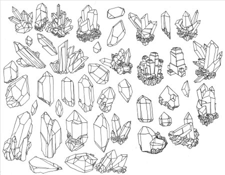 Раскраска Кристалл