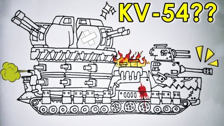 Раскраски танки кв 2
