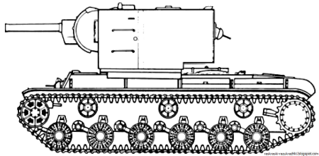 Робот танк раскраска