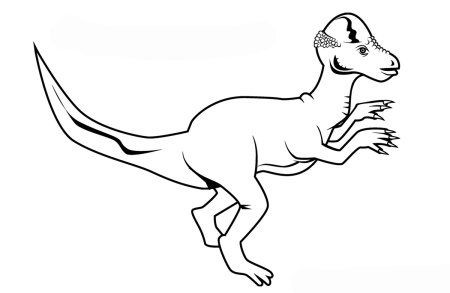 Паразауролоф раскраска