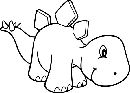 Динозавры Стегозавр раскраски для детей