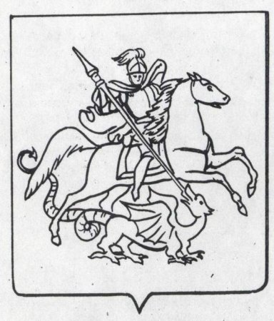 Герб Москвы контур