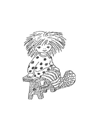 Расскраска домовёнок Кузя