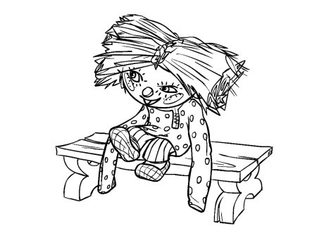 Домовенок Кузя раскраска