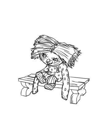 Домовенок Кузя раскраска