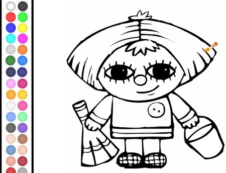 Домовёнок Кузька раскраска