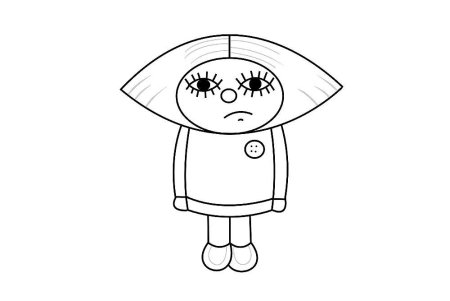 Раскраски для девочек Домовенок Кузя