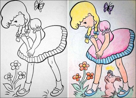 Раскраски для девочек гаравитиволлс