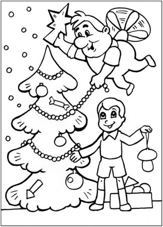 Раскраски советские мультфильмы новогодние