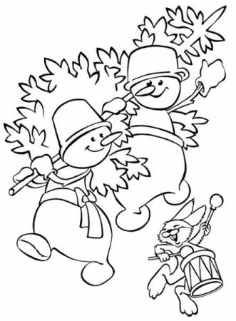 Советские новогодние раскраски