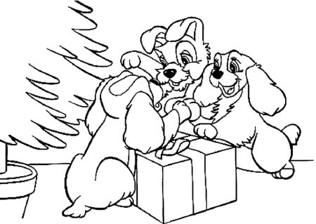 Новогодние раскраски мультфильмы