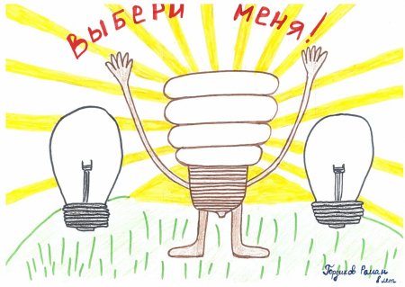 Раскраска на тему энергосбережение