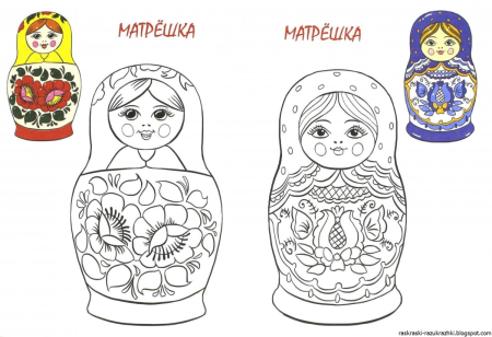 Зентангл и матрешки