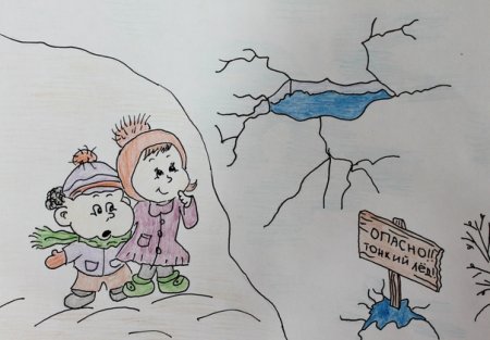 Раскраска спасение на льду