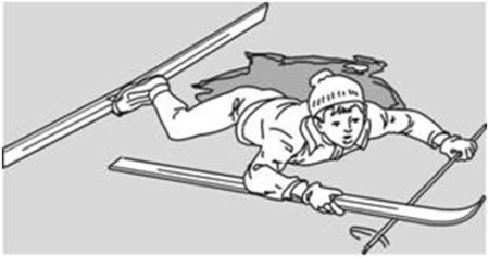 Осторожно тонкий лед раскраска