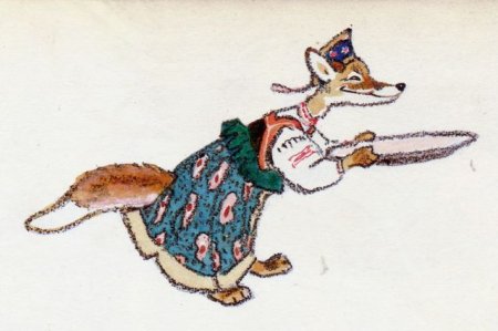 Лиса и журавль рачёв