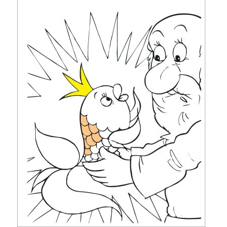 Золотой петушок раскраска