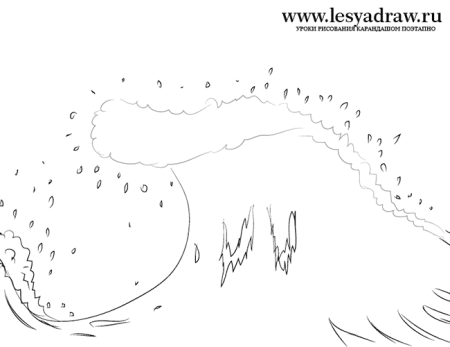 Нарисовать сказку о рыбаке и рыбке карандашом