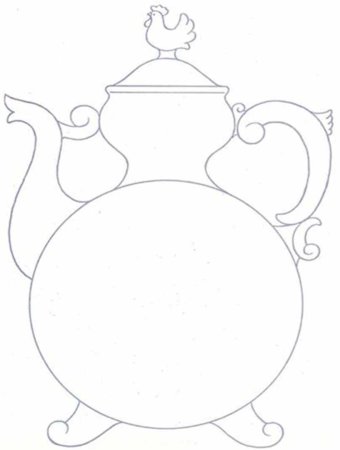 Гжельская роспись квасник