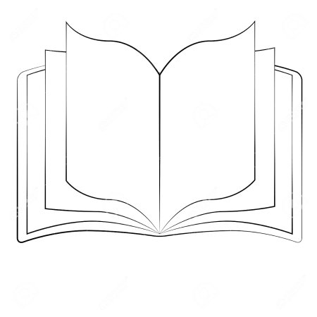 Изображение открытой книги