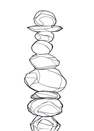 Камень раскраска