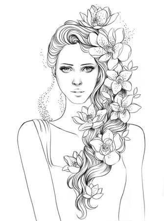 Раскраска для девочек