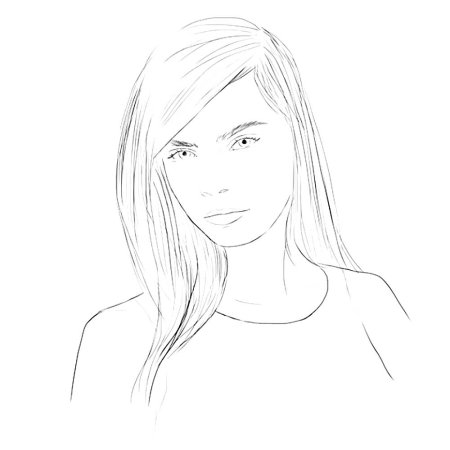 Раскраски современные девушки