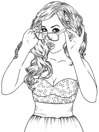 Раскраски девушки