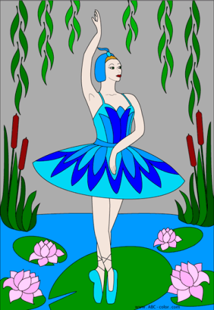 Балет Лебединое озеро рисунки детские