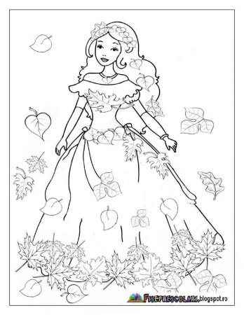 Раскраска. Осень