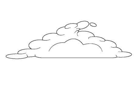 Радуга рисунок раскраска